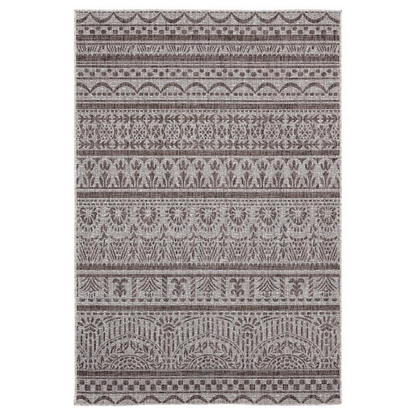 Manmade Augusta Diani Brown Rectangle Area Rug - Brown - 5 ft. 3 in. x 7 ft. 6 in. MA3655531 - main